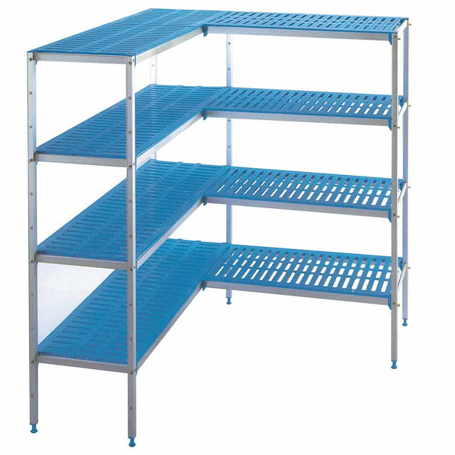 Aluminium shelves kit for C2210/XBF, depth 400mm "L" 4L. "MaxiCold"