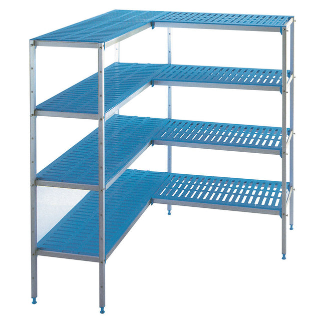 Aluminium shelves kit for C2910/XPM, depth 400mm "L" 4L. "MaxiCold"
