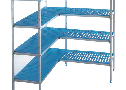 Aluminium shelves kit for C2210/XPM, depth 400mm "L" 4L. "MaxiCold"