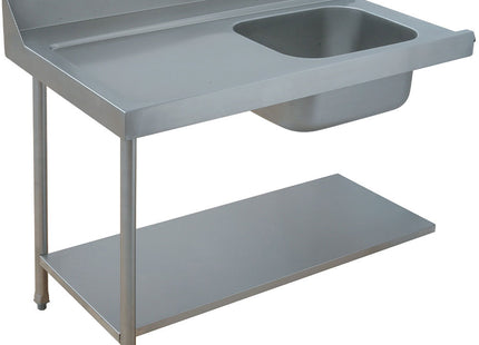 Left pre-wash entry table