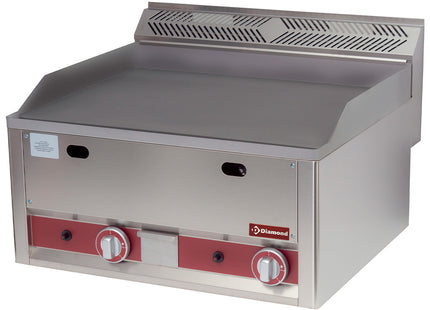 Double gas flat cooking plate -Top-