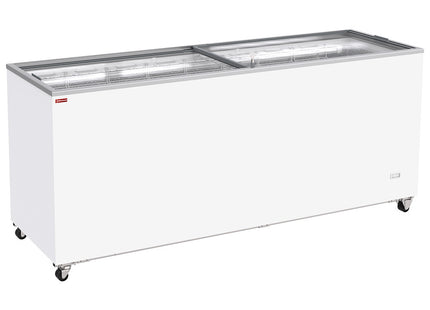 Freezer, chest, 672 liters, sliding lids on wheels