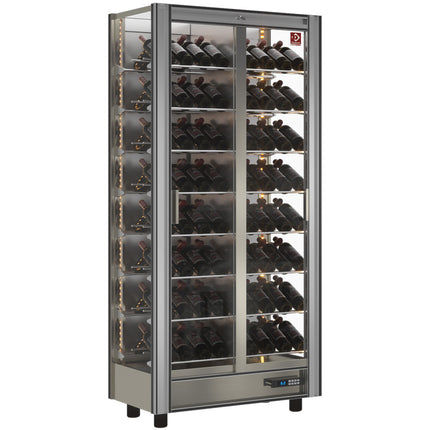 Refrigerated winecooler Lt. 530 - Modulable + Deco display 530Lt. white matt - magnetic