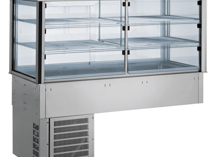Vitrine réfrigérée et bassin réfrigéré 4 GN 1/1