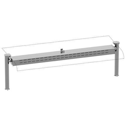 Supports with LED lighting ramp