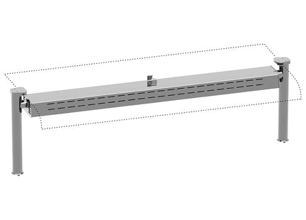 Stöder med LED-belysningsramp