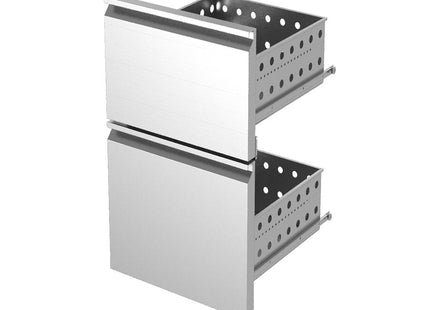 Kit bloc tiroirs inox (2/5+3/5) x KBR…