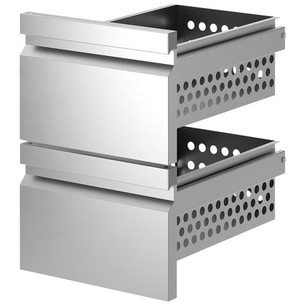 Optional: 2-drawer block kit 1/2+1/2