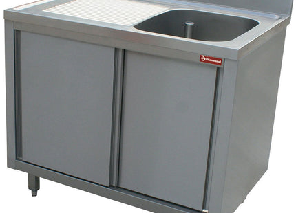 Sink 1 tub, left drain surface