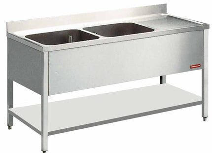 Sink 2 tanks and 1 drain surfacetest