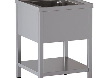 Sink 1 tank, with undershelf