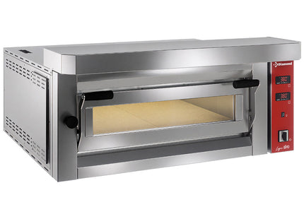Elektrisk pizzaugn, 4 pizzor 350mm - FULL eldfast sten