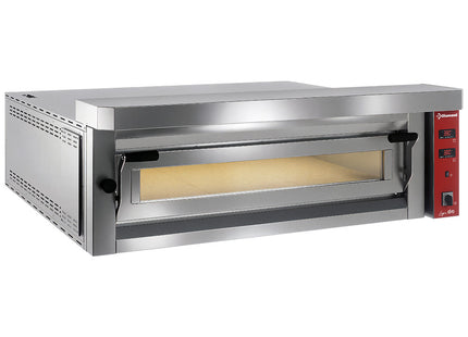 Elektrisk pizzaugn "extra stor", 9 pizzor 350mm - FULL eldfast sten