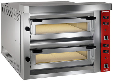 Elektryczny piec do pizzy, 2x 6 pizz