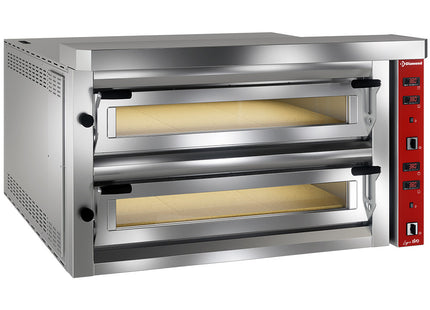 Electric pizza oven "extra large", 2x 9 pizzas