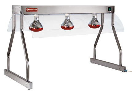 Pont chauffant, lumières infrarouges (3x 250 W)