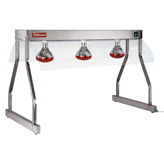 Pont chauffant, lumières infrarouges (3x 250 W)