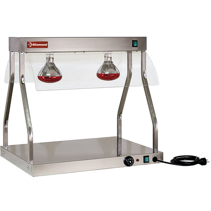 Pont et dessus chauffants, lumières infrarouges (2x 250 W)