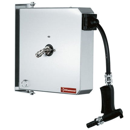 Cleaning station, automatic roll up 6m.