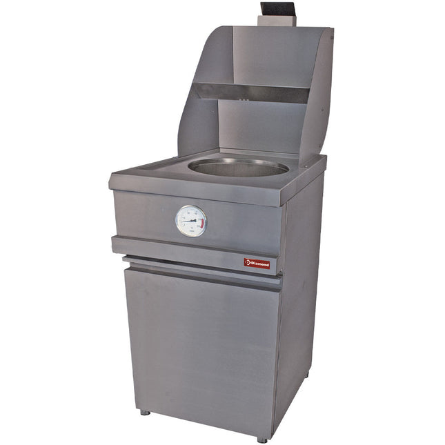 Gas fryer HEAVY DUTY, 1 round tank, mechanic