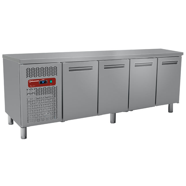 Table réfrigérante ventilée, 4 portes GN 1/1 (550 Lit.)