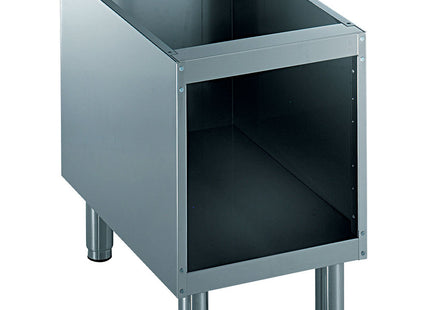Open base, 400 mm, stainless steel AISI 304