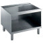 Open base, 800 mm, stainless steel AISI 304