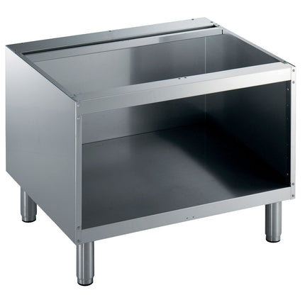 Open base, 800 mm, stainless steel AISI 304 + 2x Door 400 mm left or right
