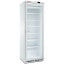 Freezer, static, glass door, 400 liters. white