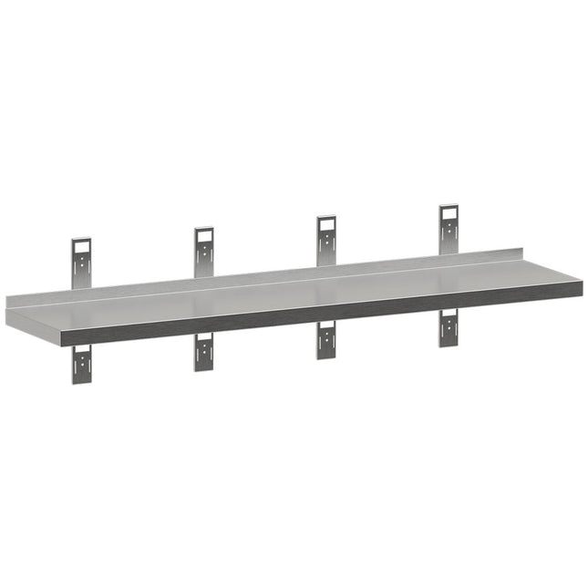 Etagère murale avec 4 supports et 4 montants