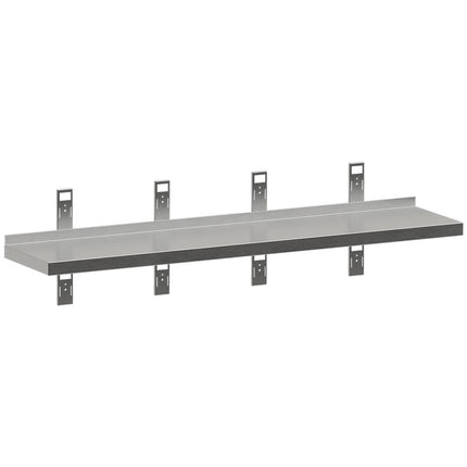 Etagère murale avec 4 supports et 4 montants
