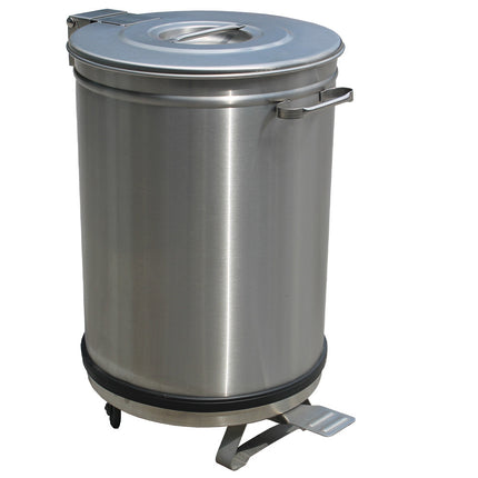 Poubelle, couvercle à pédale - 95 litres