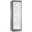 Réfrigérateur ventilé, porte vitrée, 400 litres. acier inoxydable