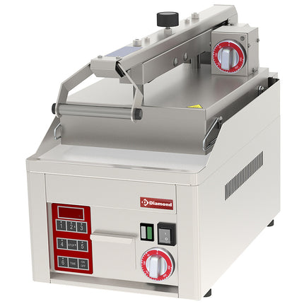 Glat, krom Clam Grill, 2x 230/1V