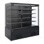 Refrigerated wall element, self-service, swing doors - FULL BLACK