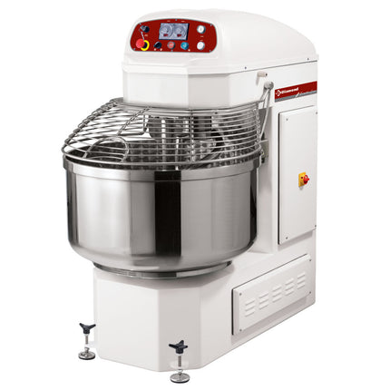 Automatic kneading machines spiral, 2 speeds, 2 timers, 2 motors, 160 Kg