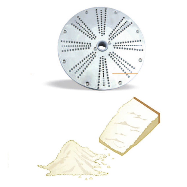 Grater disc for parmesan