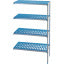 Corner rack in aluminium 4 levels "Modular Rack"