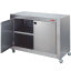 Cupboard in stainless steel, with wheels