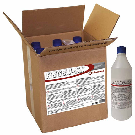 Behandlingsprodukt til overflade i rustfrit stål 9 FL. x 1 kg