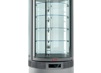 Cylindrical FULL vitrine, 5 levels, ventilated