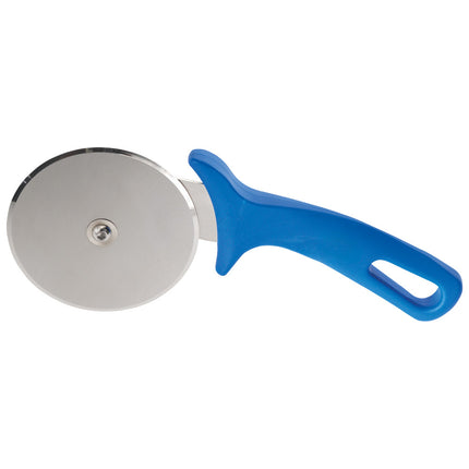 Professional pizza cutter, sharp stainless steel blade ø 100 and ergonomic handle