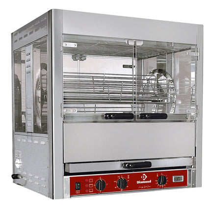 Rôtissoire rotative, 25 poulets