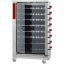 Vitroceramic chicken roaster, 8 spits (48 chickens)