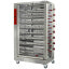 Chicken gas roaster, 15 spits (90 chickens)