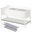 Removable lower shelf for sink