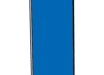 Cover panel frontal in blue external corner 45°