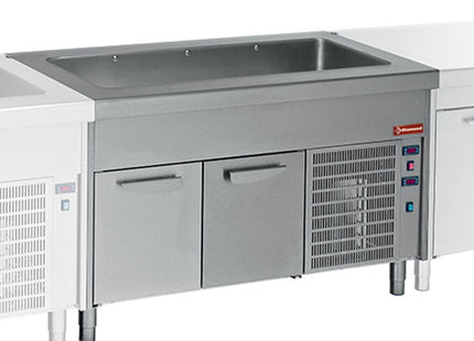 Cooled tank on refrigerated cupboard 4x GN 1/1