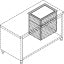 Neutral basket reservoir 500x500 mm