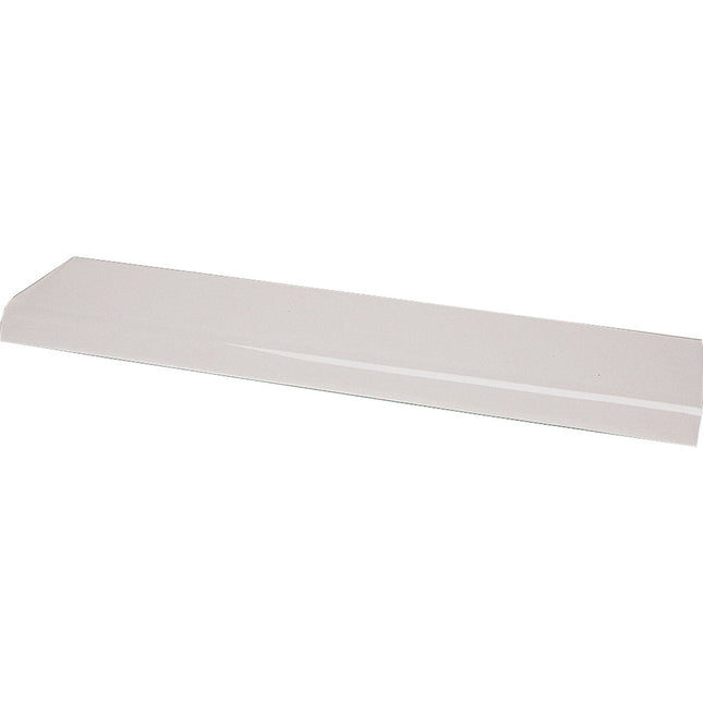 Upper curved shelf superstructure "kitchen island", made of tempered glass